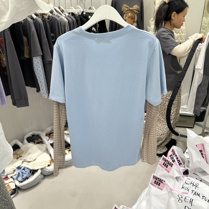 VINTAGE 888東大門實拍女士新品休閑時尚熱賣真品長袖T恤VINTAGE 888長袖T恤