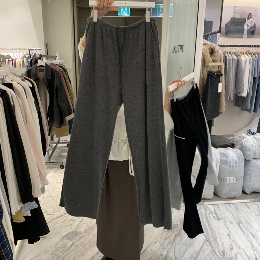 VENIR-A東大門實拍女裝新款推薦人氣時尚熱賣休閑休閑褲VENIR-A休閑褲圖色2墨