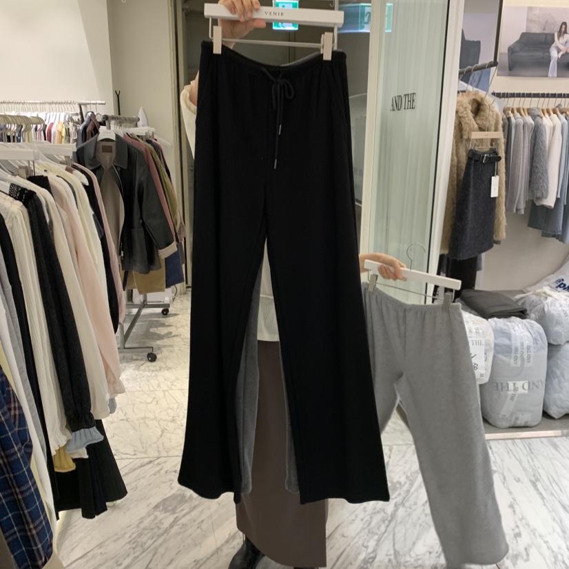VENIR-A東大門實拍女裝新款推薦人氣時尚熱賣休閑休閑褲VENIR-A休閑褲圖色3黑
