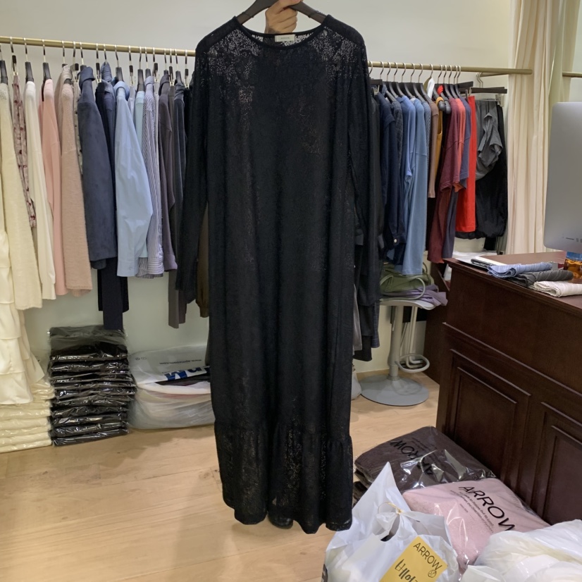ARROW東大門實拍女裝新款人氣熱賣連衣裙不含腰帶不含項鏈ARROW連衣裙圖色2