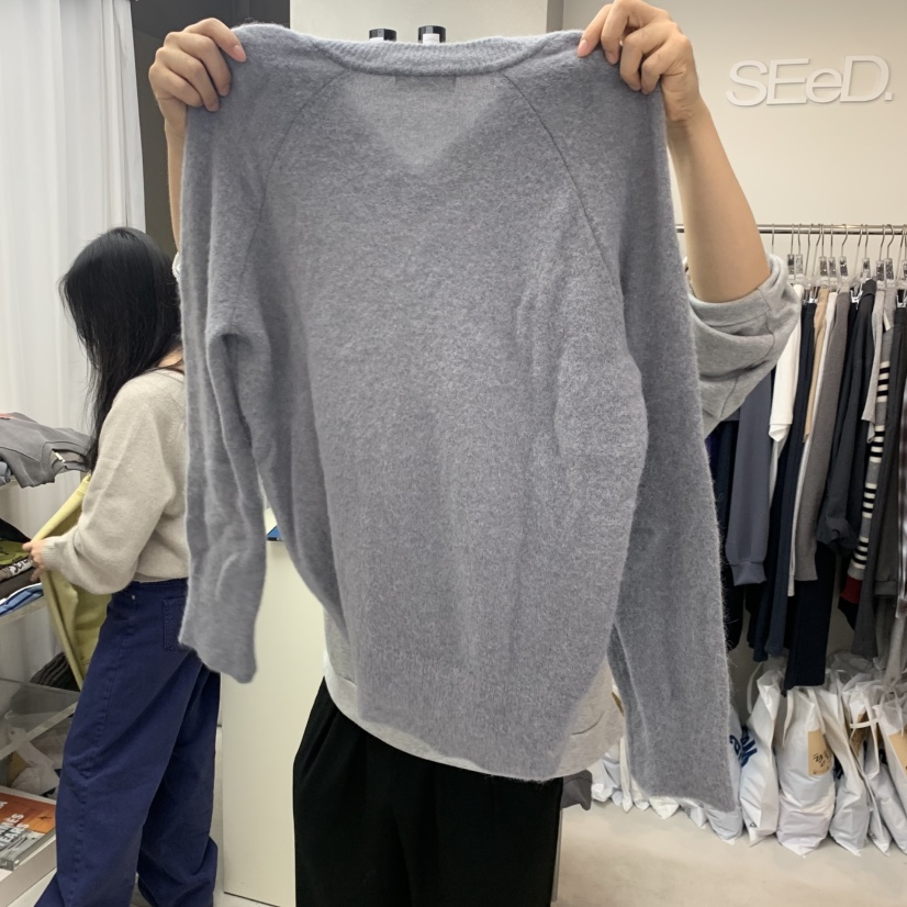 LEESEED-A/SEED東大門代購女士新品推薦熱賣人氣針織衫SEeD-SOBORO針織衫