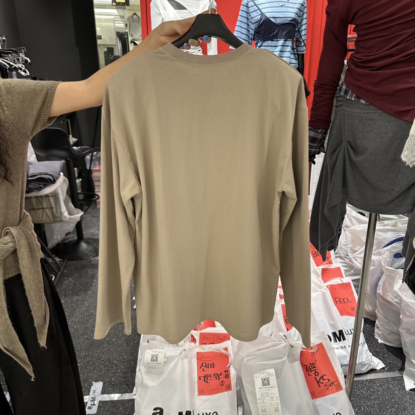 RARE CLOSET東大門直郵女士新品時尚推薦熱賣真品長袖T恤RARE CLOSET長袖T恤
