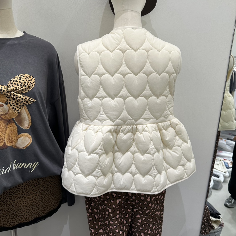 VINTAGE 888韓國代購女裝新款推薦熱賣真品馬甲心形絎縫VINTAGE 888馬甲