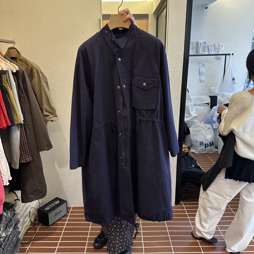 CHOI-L東大門實拍女士新款人氣時尚真品熱賣長款風衣口袋CHOI長款風衣圖色2