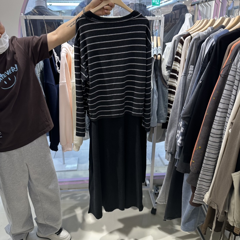 JH.STUDIO-Q東大門代購女士新款休閑熱賣時尚套裝格子無袖JH.STUDIO-Q套裝