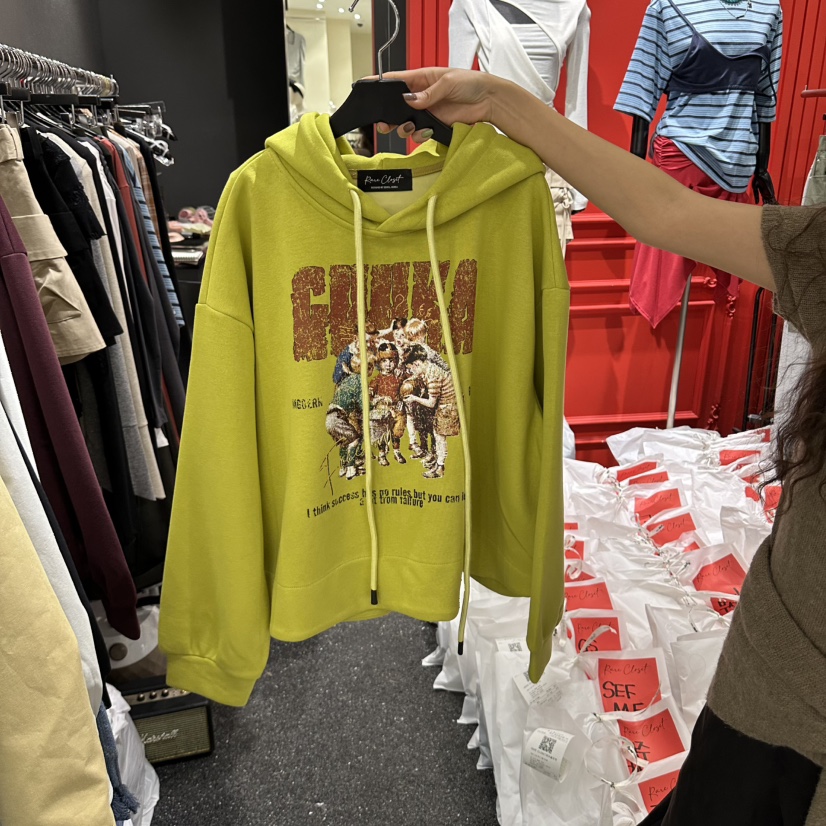 RARE CLOSET東大門直郵女裝新品熱賣時尚休閑推薦人氣衛衣RARE CLOSET衛衣圖色2