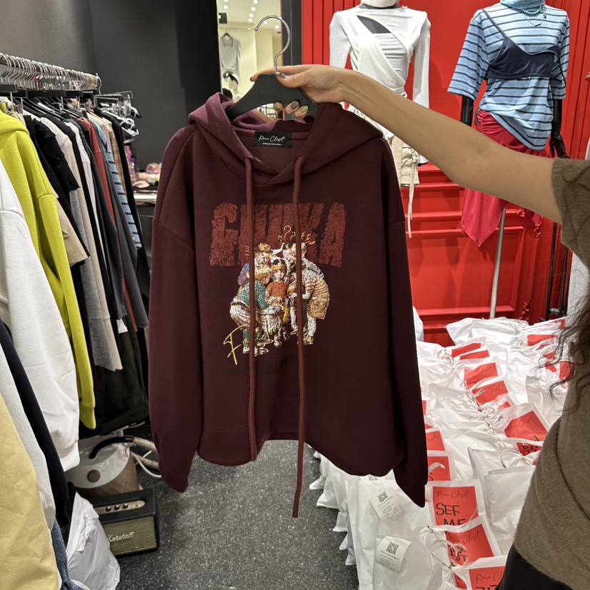 RARE CLOSET東大門直郵女裝新品熱賣時尚休閑推薦人氣衛衣RARE CLOSET衛衣圖色3