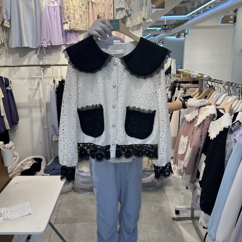 PAPA東大門代購女裝新款熱賣真品休閑推薦人氣時尚夾克Papaine/HALMADE夾克圖色1