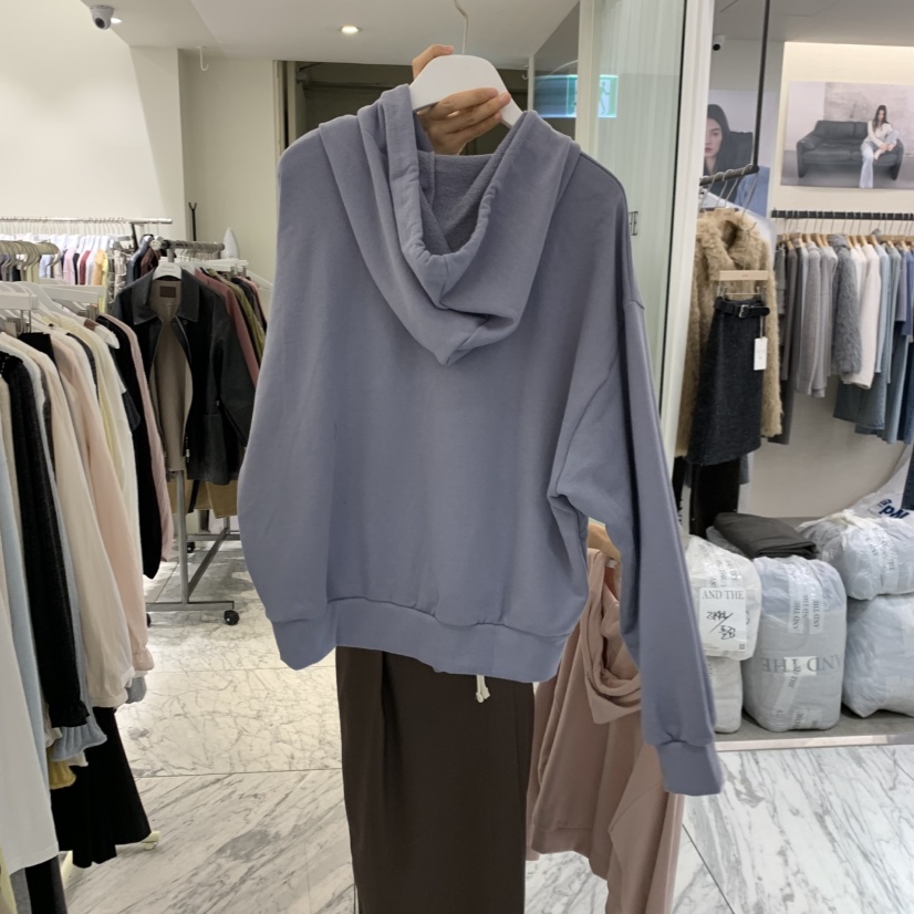 VENIR-A韓國代購女士新品休閑熱賣人氣真品衛衣連帽衫刺繡VENIR-A衛衣