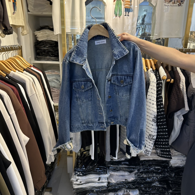 COCO HOLIC東大門代購女裝新品時尚推薦人氣休閑熱賣夾克COCO HOLIC夾克圖色1