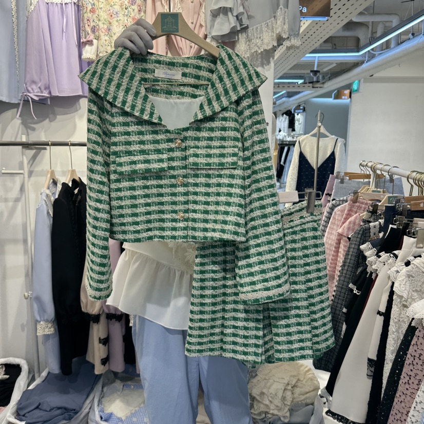 PAPA東大門代購女士新品熱賣人氣時尚推薦休閑真品套裝Papaine/HALMADE套裝圖色2