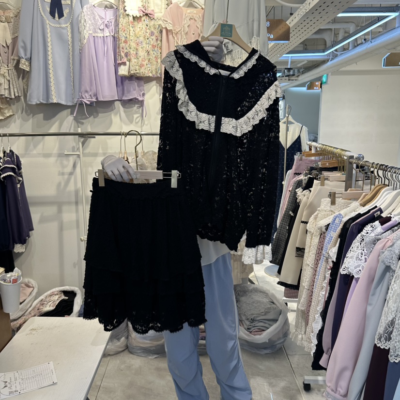 PAPA東大門直郵女裝新品真品休閑人氣推薦時尚套裝連帽衫Papaine/HALMADE套裝圖色2