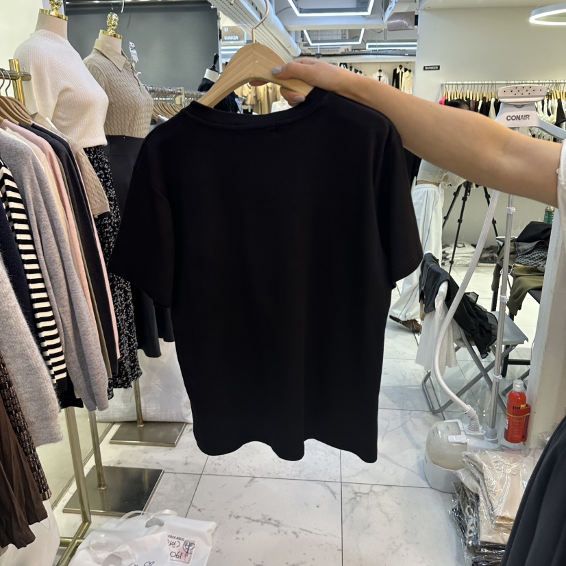 COCO HOLIC東大門代購女裝新品時尚真品推薦休閑T恤珍珠COCO HOLICT恤