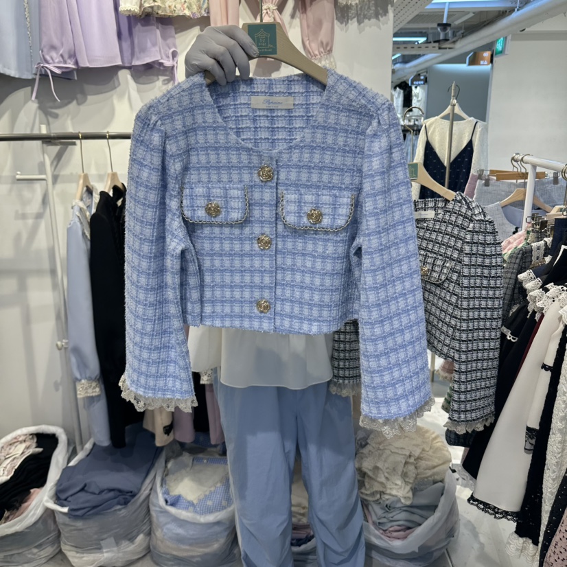 PAPA韓國直郵女裝新品時尚休閑熱賣人氣推薦真品夾克Papaine/HALMADE夾克圖色2