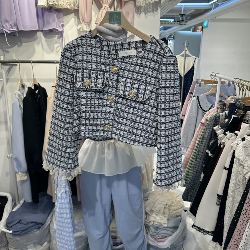 PAPA韓國直郵女裝新品時尚休閑熱賣人氣推薦真品夾克Papaine/HALMADE夾克圖色3
