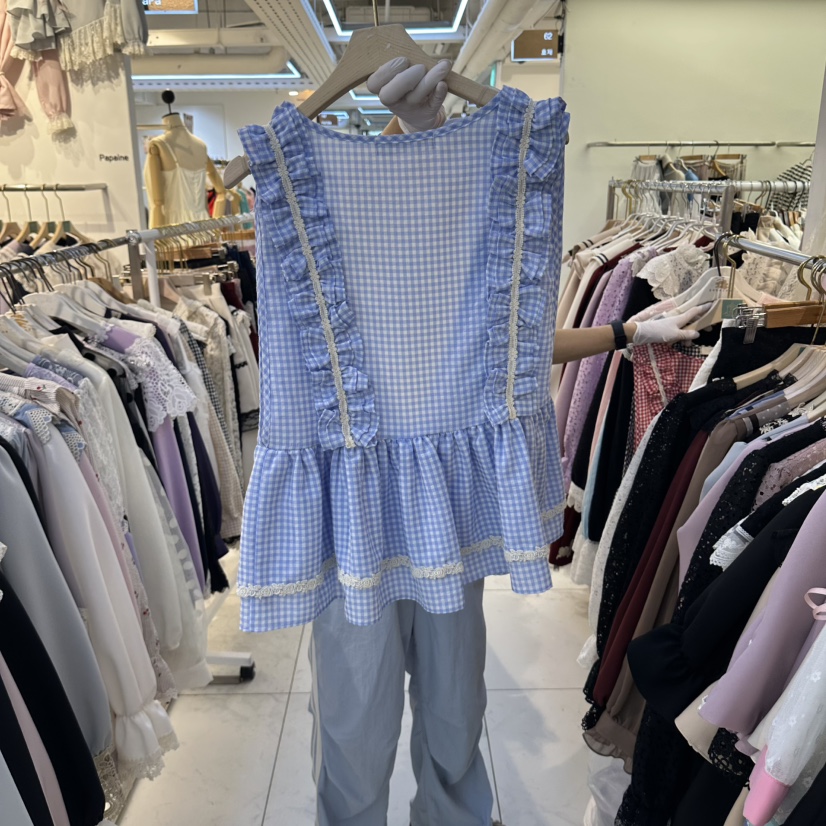 PAPA東大門代購女士新款推薦休閑人氣熱賣真品時尚吊帶背心Papaine/HALMADE吊帶/背心