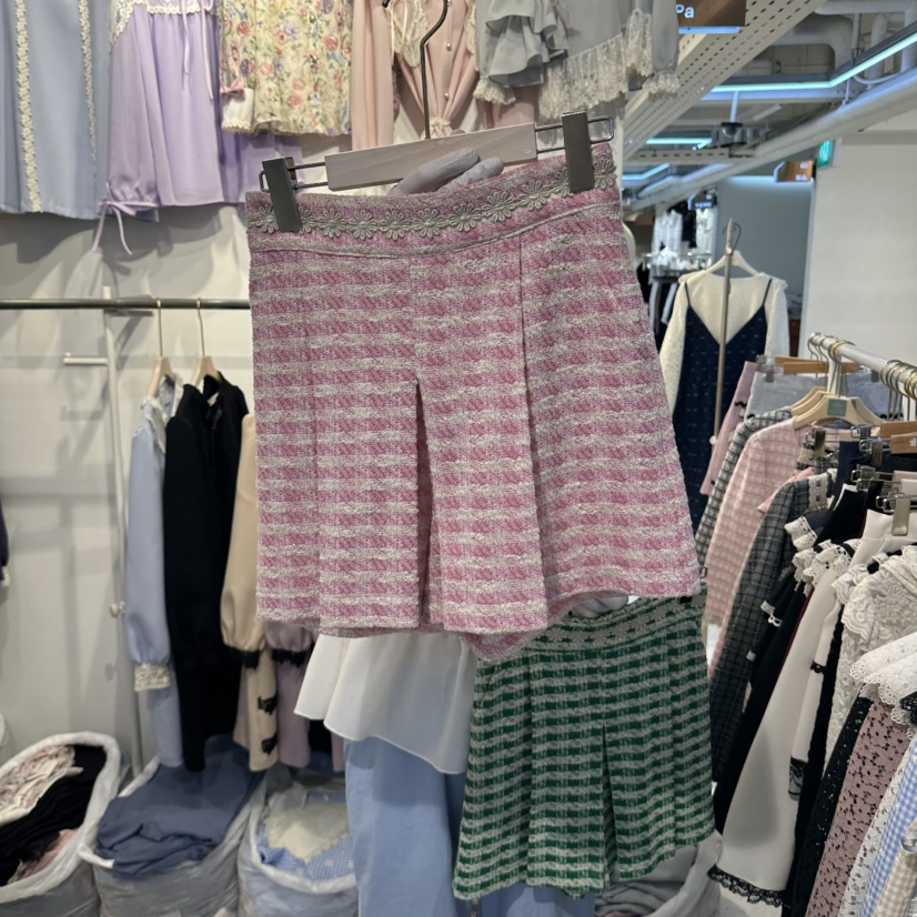 PAPA韓國直郵女士新品休閑人氣推薦真品時尚熱賣短褲Papaine/HALMADE短褲圖色1
