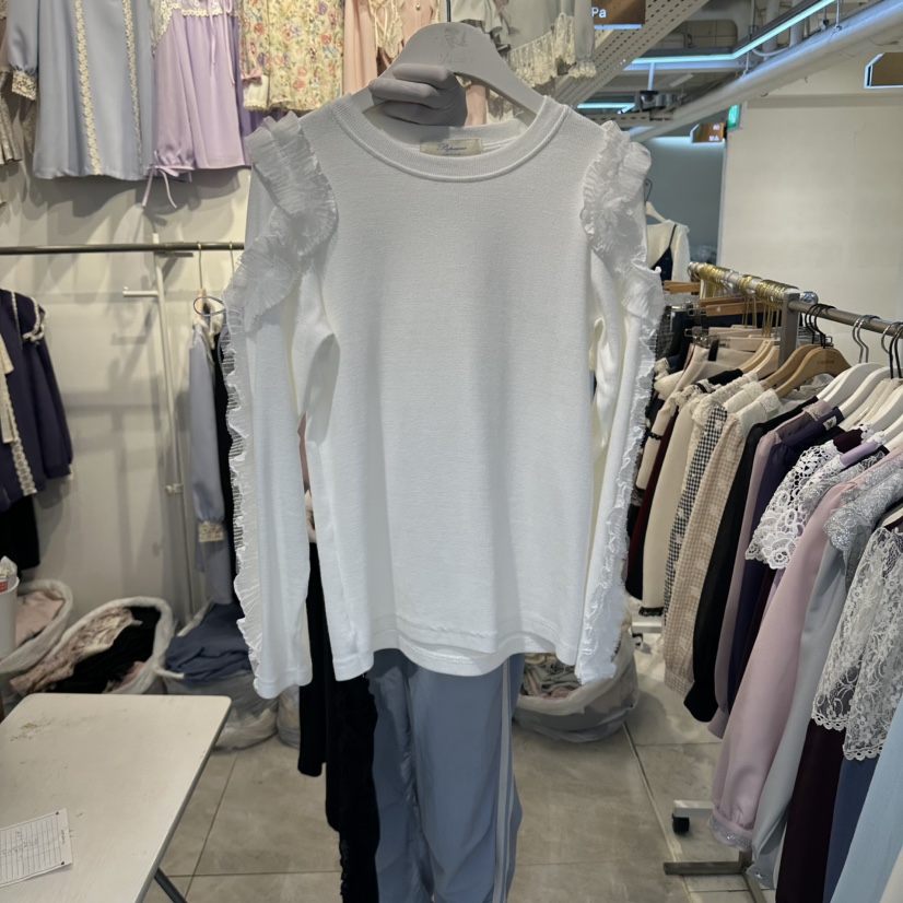 PAPA東大門實拍女士新品熱賣推薦時尚休閑真品人氣長袖T恤Papaine/HALMADE長袖T恤圖色1