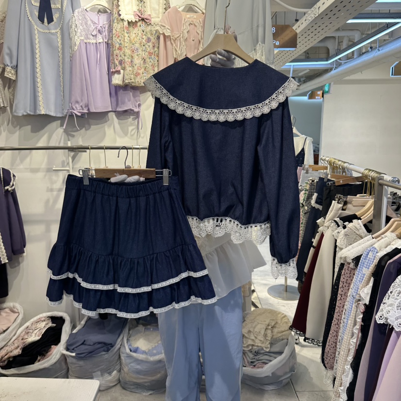 PAPA東大門實拍女裝新款真品推薦時尚休閑人氣熱賣套裝Papaine/HALMADE套裝