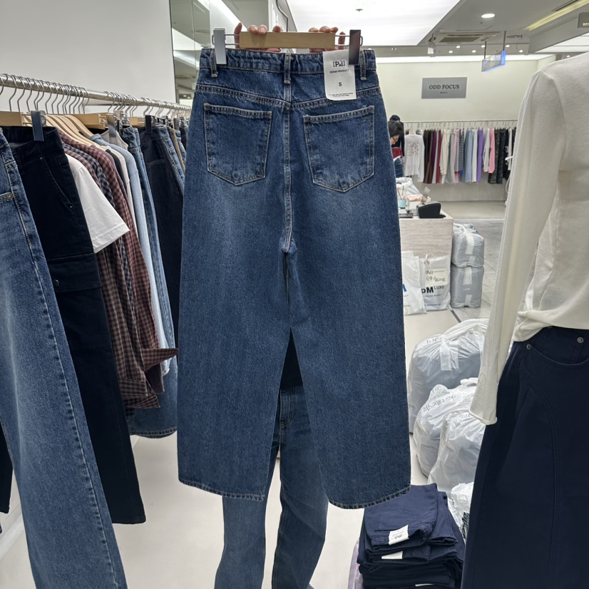 PAI韓國直郵女士新款真品休閑熱賣人氣推薦時尚牛仔褲短款[PΛi]_PAi牛仔褲