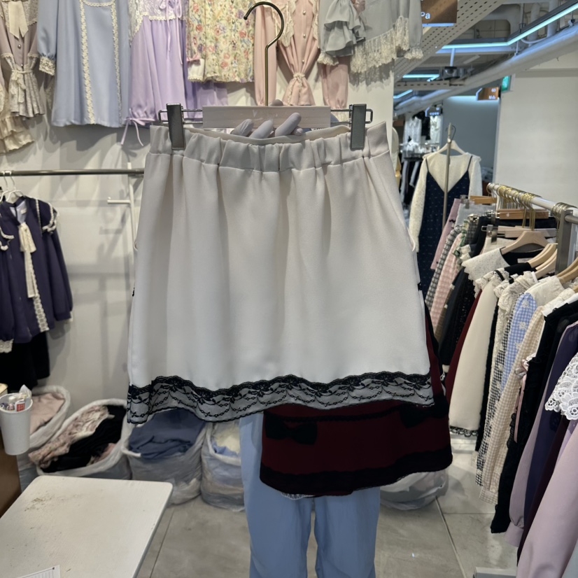 PAPA韓國直郵女裝新款真品推薦人氣休閑時尚熱賣短裙Papaine/HALMADE短裙