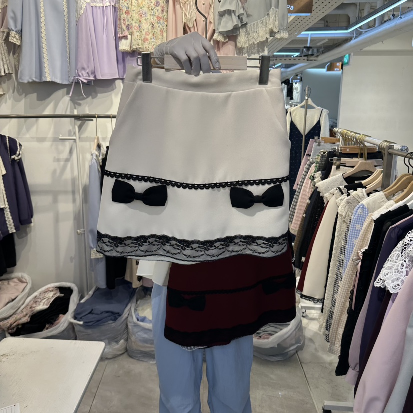 PAPA韓國直郵女裝新款真品推薦人氣休閑時尚熱賣短裙Papaine/HALMADE短裙圖色1
