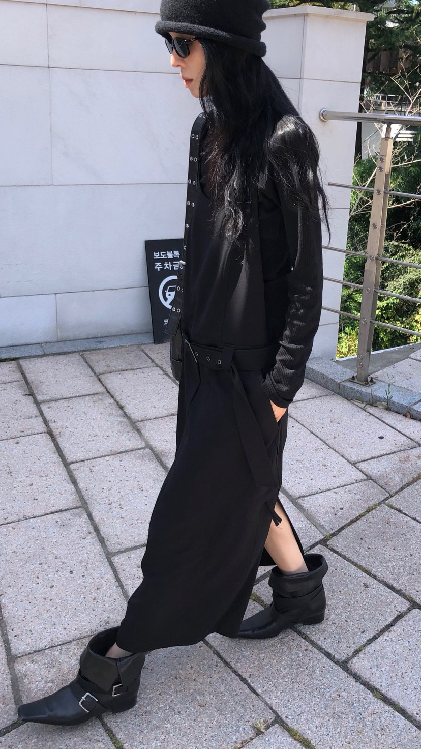 OVER RICH東大門直郵女士新品時尚人氣推薦連衣裙OPS含腰帶OVER RICH連衣裙