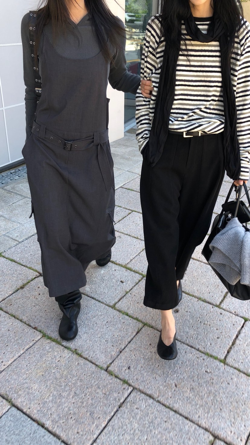 OVER RICH東大門直郵女士新品時尚人氣推薦連衣裙OPS含腰帶OVER RICH連衣裙