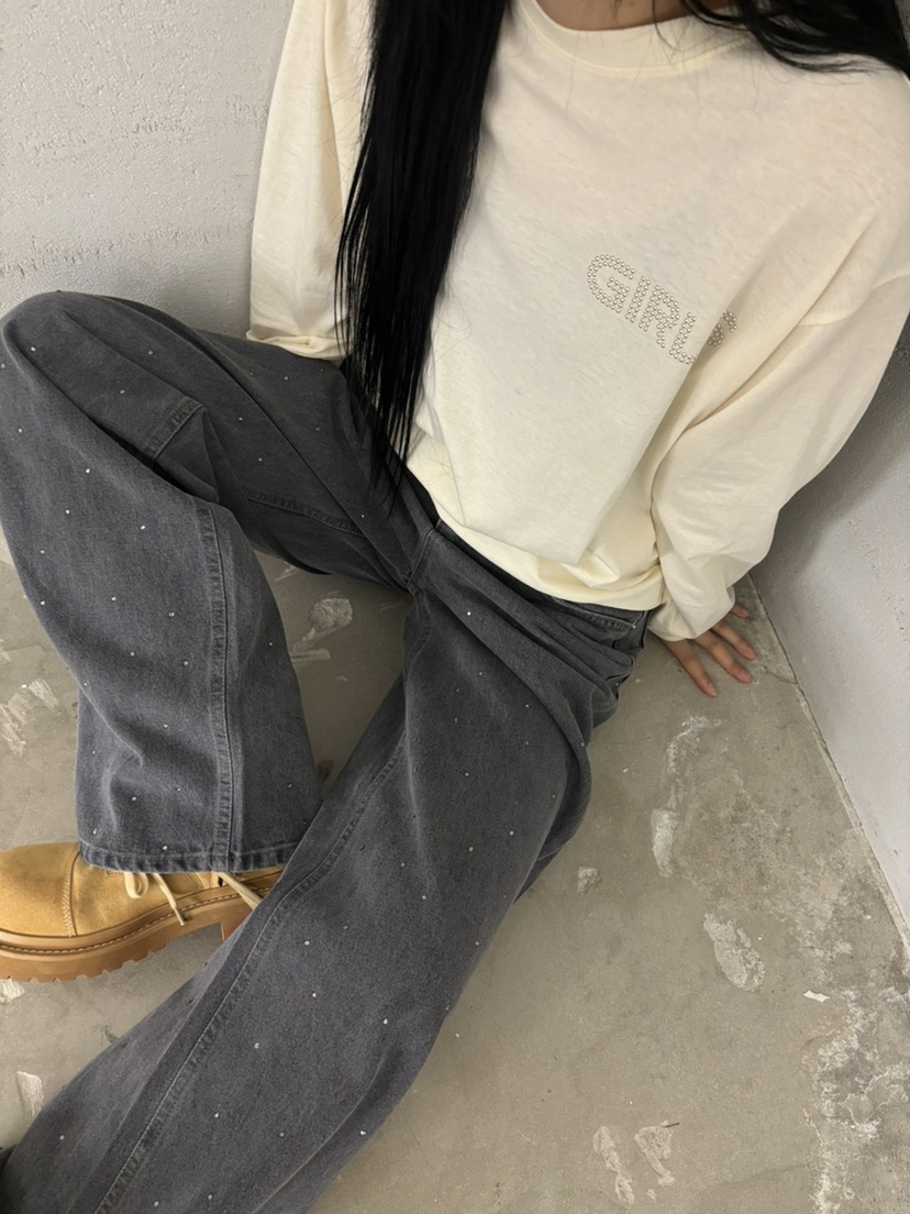 MABE韓國直郵女士新款休閑真品推薦時尚人氣熱賣長袖T恤MABE長袖T恤