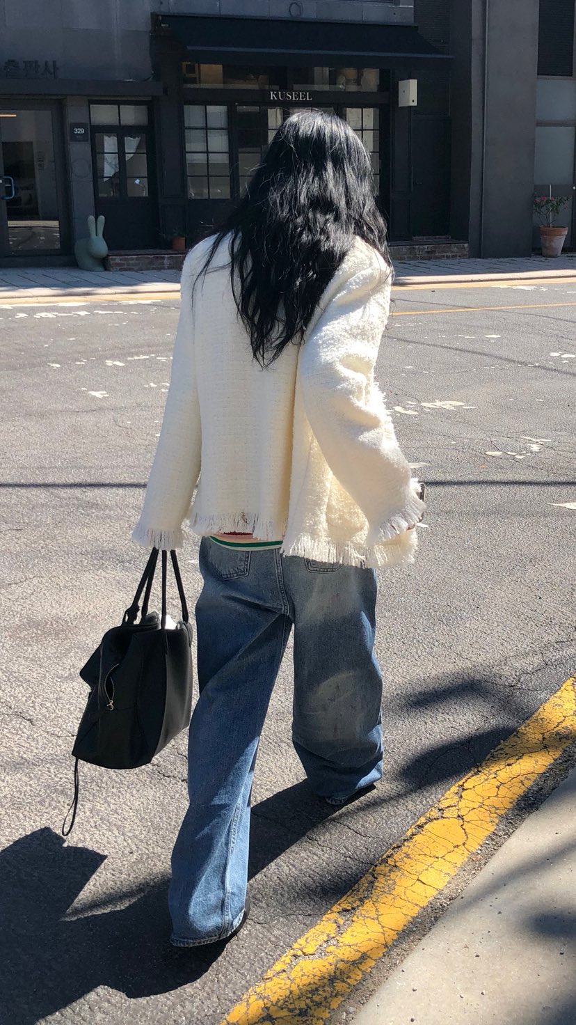 OVER RICH韓國代購女裝新款時尚熱賣人氣休閑推薦夾克花呢OVER RICH夾克