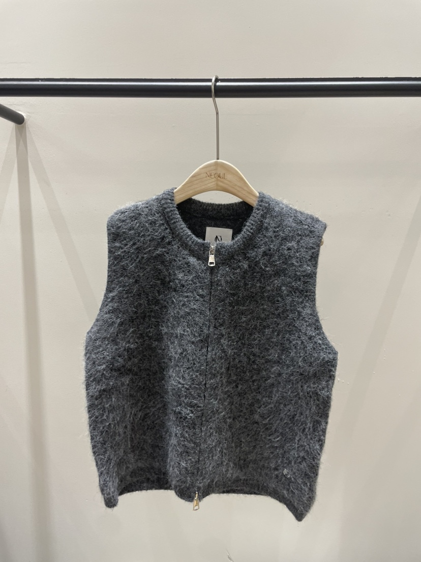 NEOUL東大門直郵女裝新品休閑時尚推薦真品人氣熱賣馬甲NEOUL/ahin雙領標簽馬甲圖色4