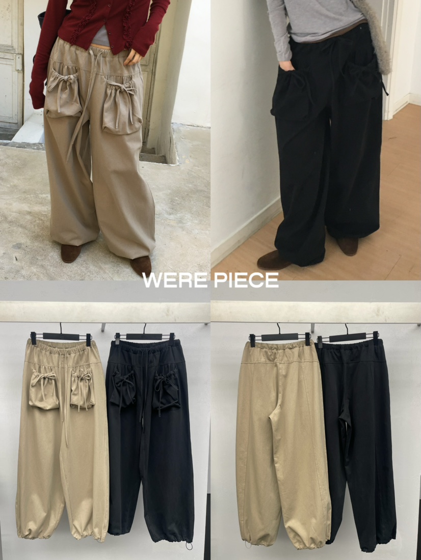 KARE/WEREPIECE東大門直郵女裝新款時尚真品人氣休閑褲口袋KARE/WEREPIECE休閑褲