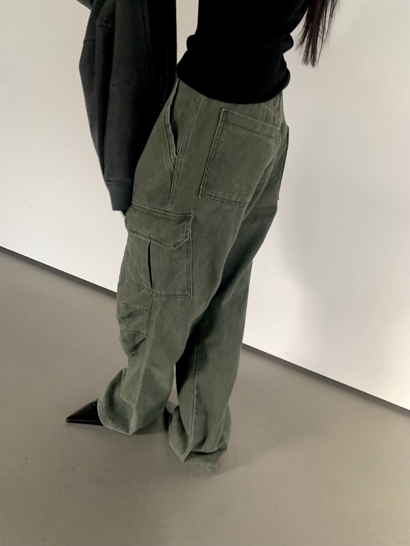 MUYBIEN東大門實拍女裝新品人氣休閑推薦時尚真品熱賣休閑褲MUYBIEN休閑褲