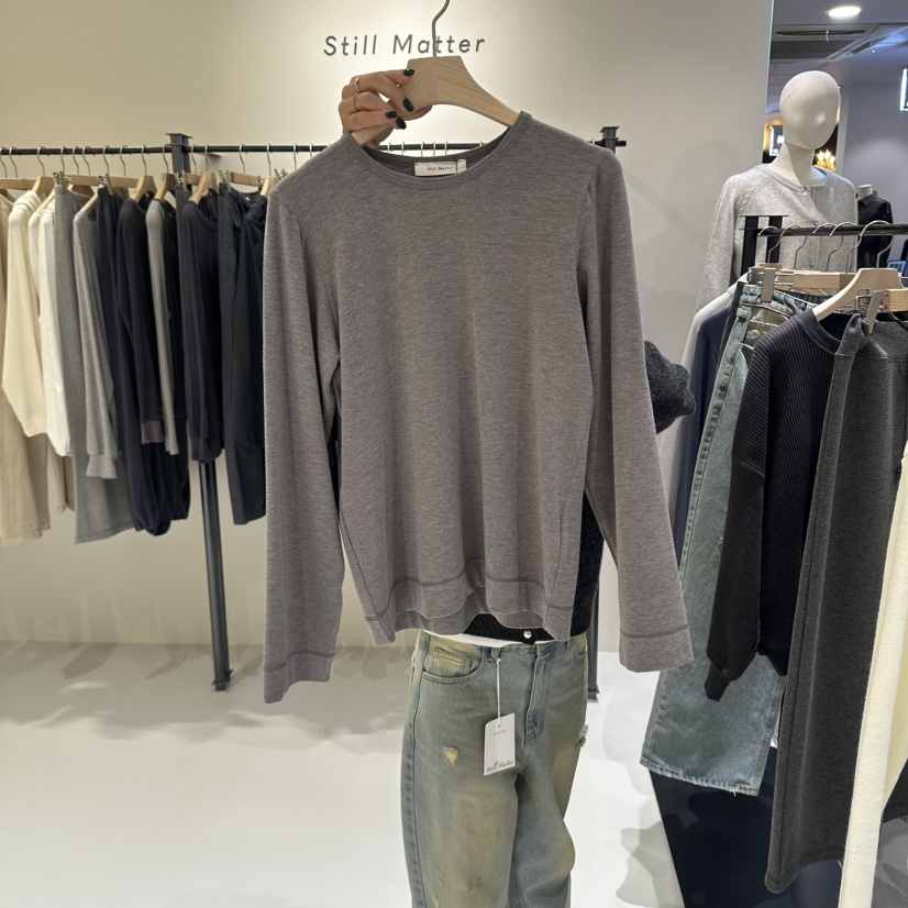 STILL MATTER東大門直郵女士新品真品熱賣休閑時尚長袖T恤Still Matter長袖T恤圖色4