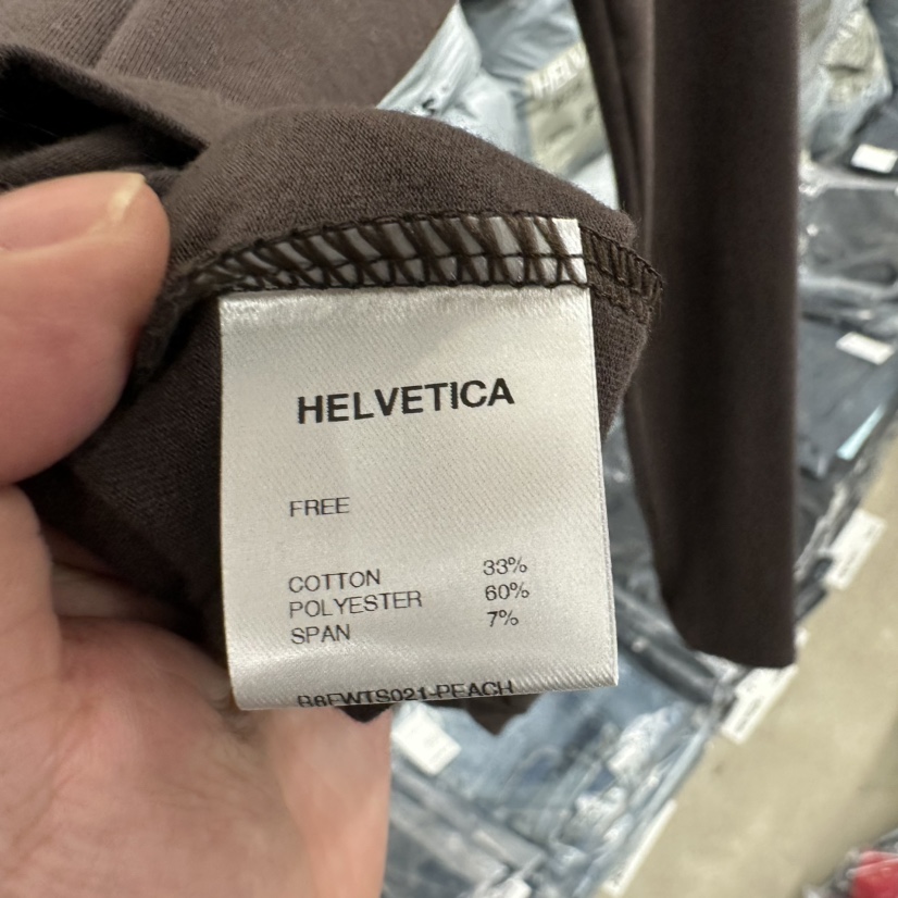 HELVETICA韓國直郵女士新品人氣時尚真品休閑熱賣長袖T恤HELVETICA長袖T恤