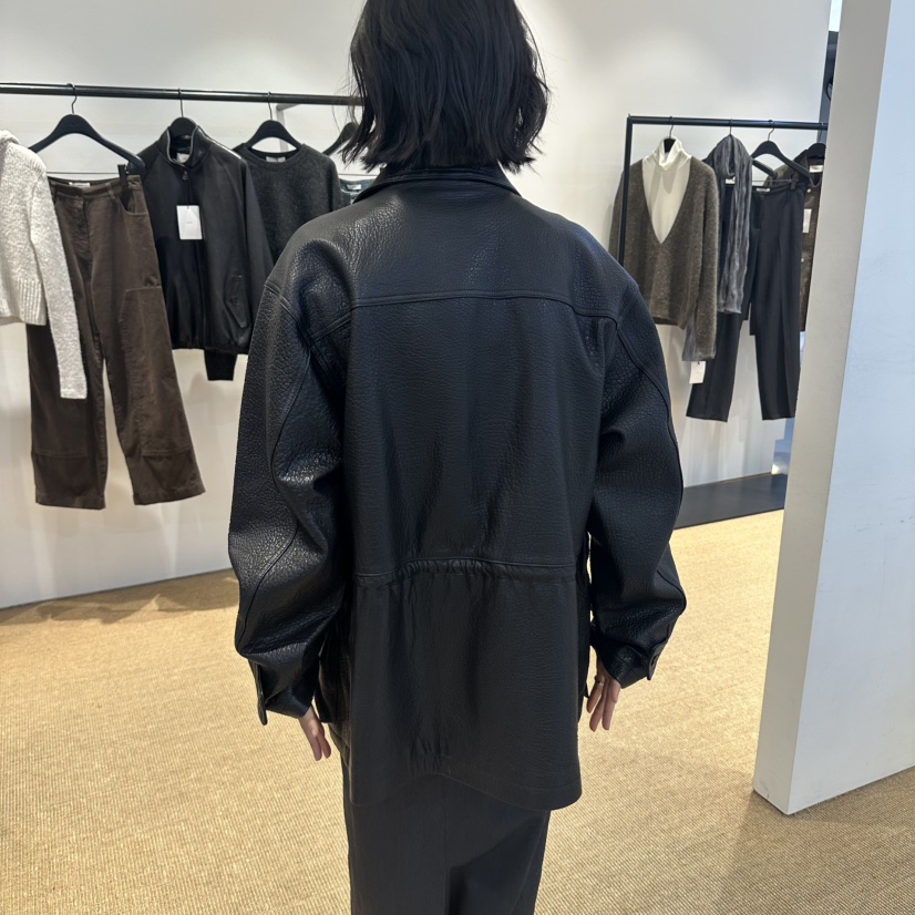 PAUSE韓國代購女士新品推薦時尚休閑人氣真品熱賣皮衣PAUSE皮衣