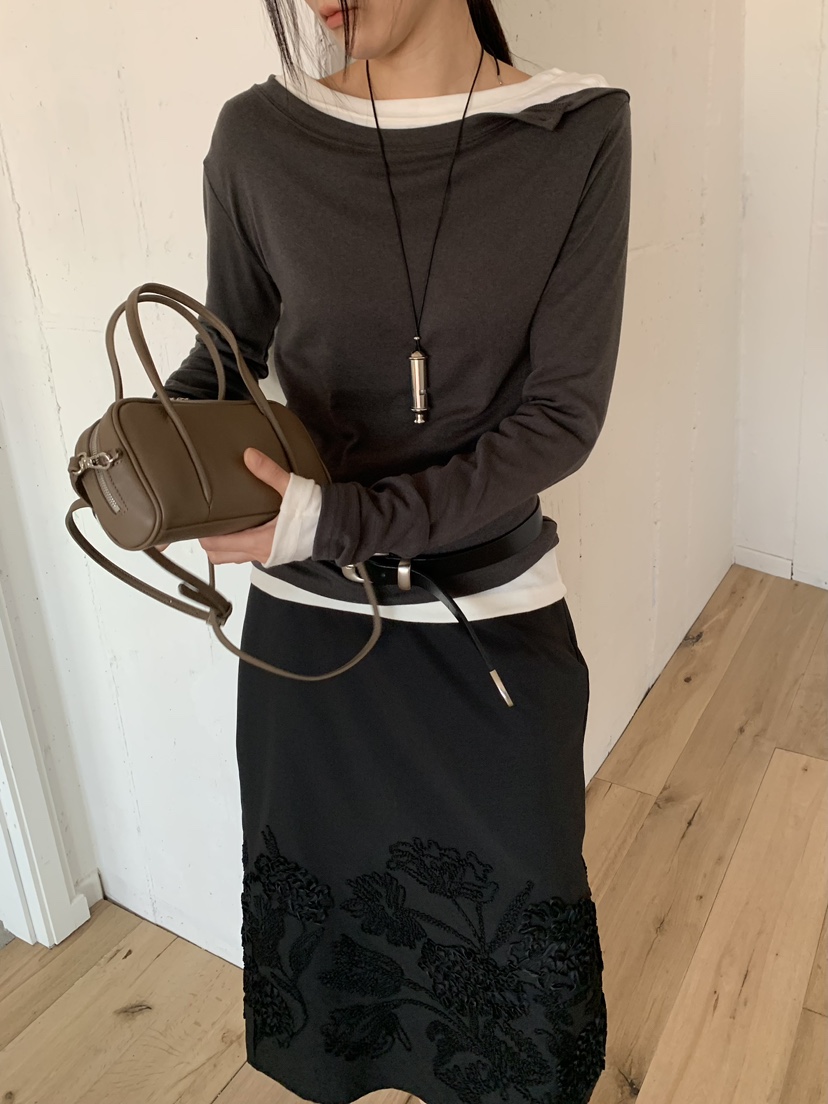 TRUE韓國代購女士新品真品熱賣推薦人氣休閑時尚長袖T恤紐扣TRUE長袖T恤