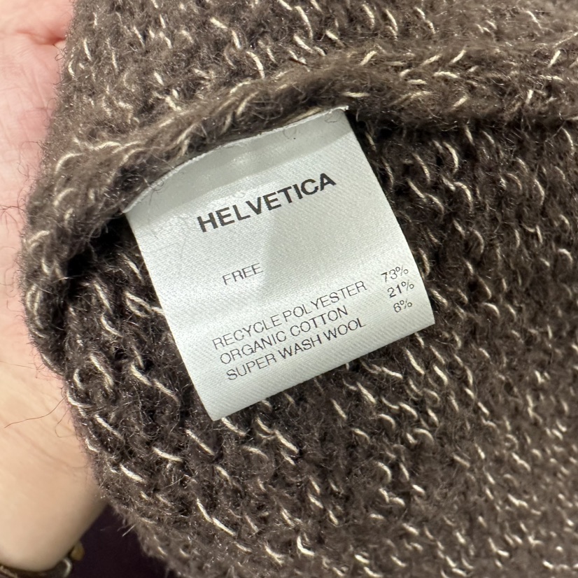HELVETICA東大門實拍女士新品推薦熱賣人氣真品針織衫寬松HELVETICA針織衫
