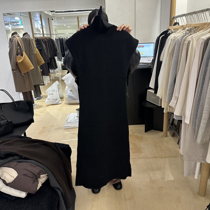 KOIVUE東大門直郵女裝新品人氣真品熱賣休閑時尚推薦連衣裙KOIVUE連衣裙圖色3黑色