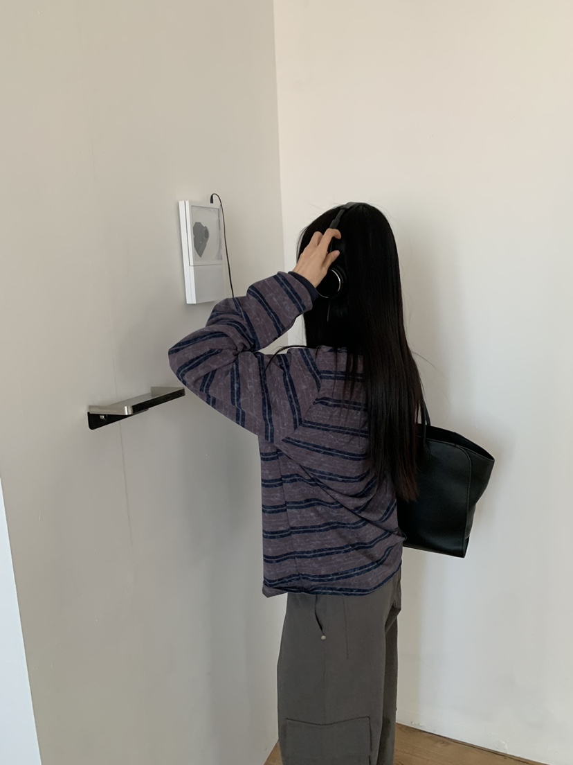 TRUE韓國代購女士新款推薦熱賣人氣休閑時尚真品長袖T恤TRUE長袖T恤