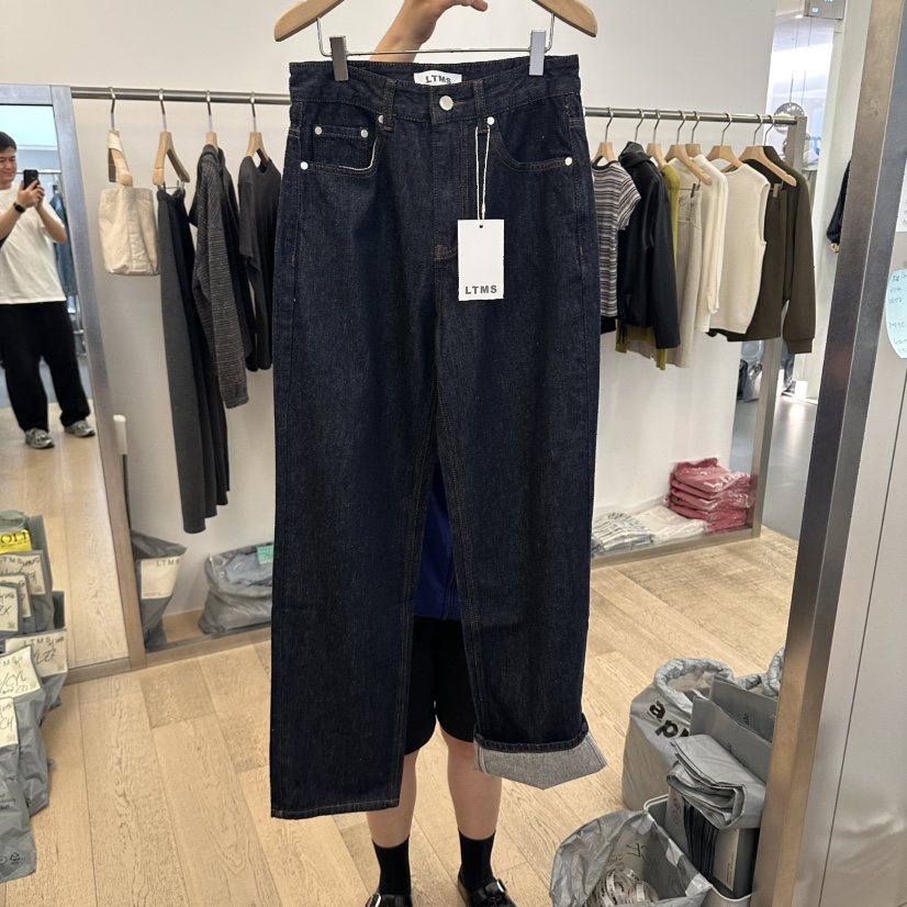 LTMS韓國直郵女士新品人氣熱賣真品休閑推薦時尚牛仔褲LTMS牛仔褲圖色1