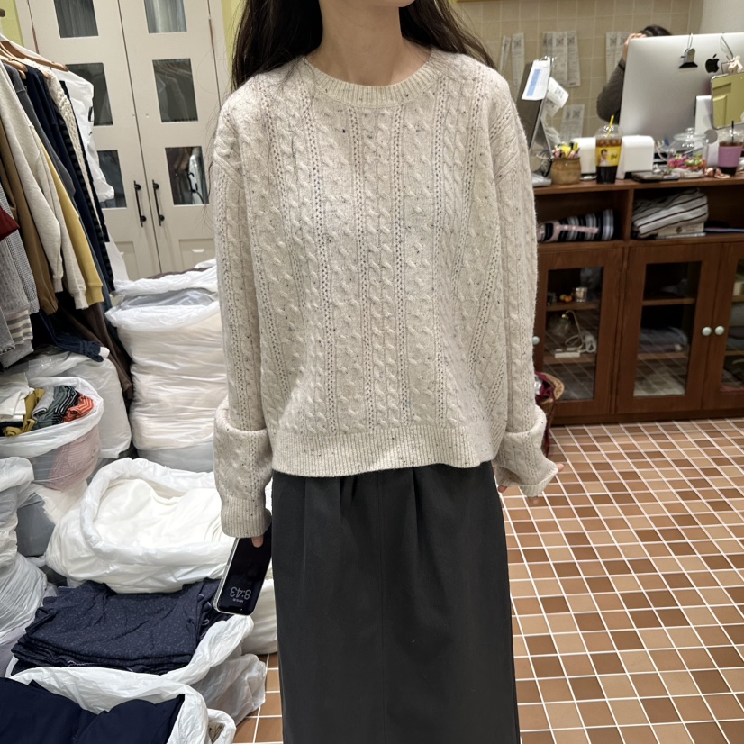 OURMOMENT東大門實拍女裝新款人氣熱賣休閑真品推薦針織衫OURMOMENT針織衫圖色1
