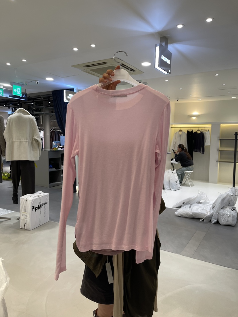 ATMOSPHERE東大門代購女士新品熱賣人氣時尚長袖T恤假兩件ATMOSPHERE長袖T恤