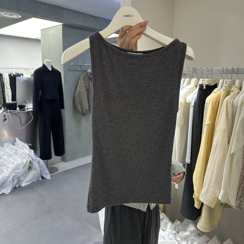 GABRIELLE東大門直郵女士新品推薦熱賣真品吊帶背心船領無袖GABRIELLE吊帶/背心圖色2