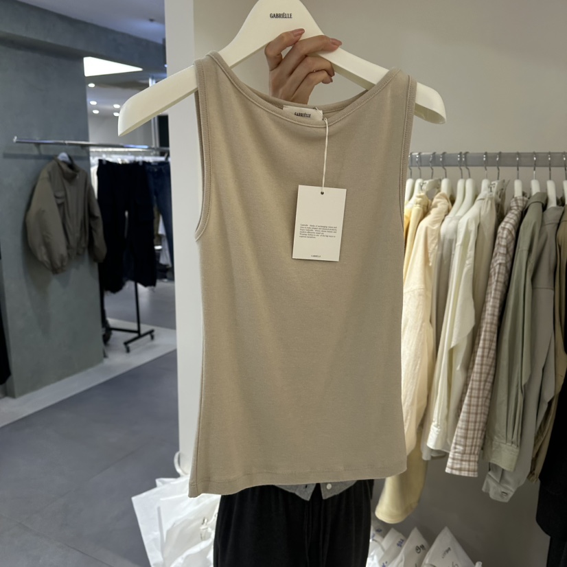 GABRIELLE東大門直郵女士新品推薦熱賣真品吊帶背心船領無袖GABRIELLE吊帶/背心圖色3
