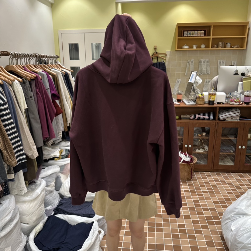 OURMOMENT東大門代購女裝新品熱賣休閑人氣推薦衛衣連帽衫鴨OURMOMENT衛衣