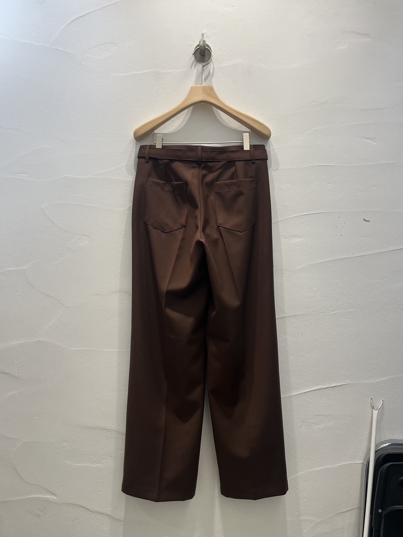 BROWN PAPER東大門代購女裝新品休閑熱賣人氣休閑褲含腰帶BROWN PAPER休閑褲