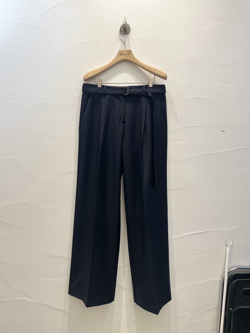 BROWN PAPER東大門代購女裝新品休閑熱賣人氣休閑褲含腰帶BROWN PAPER休閑褲圖色2