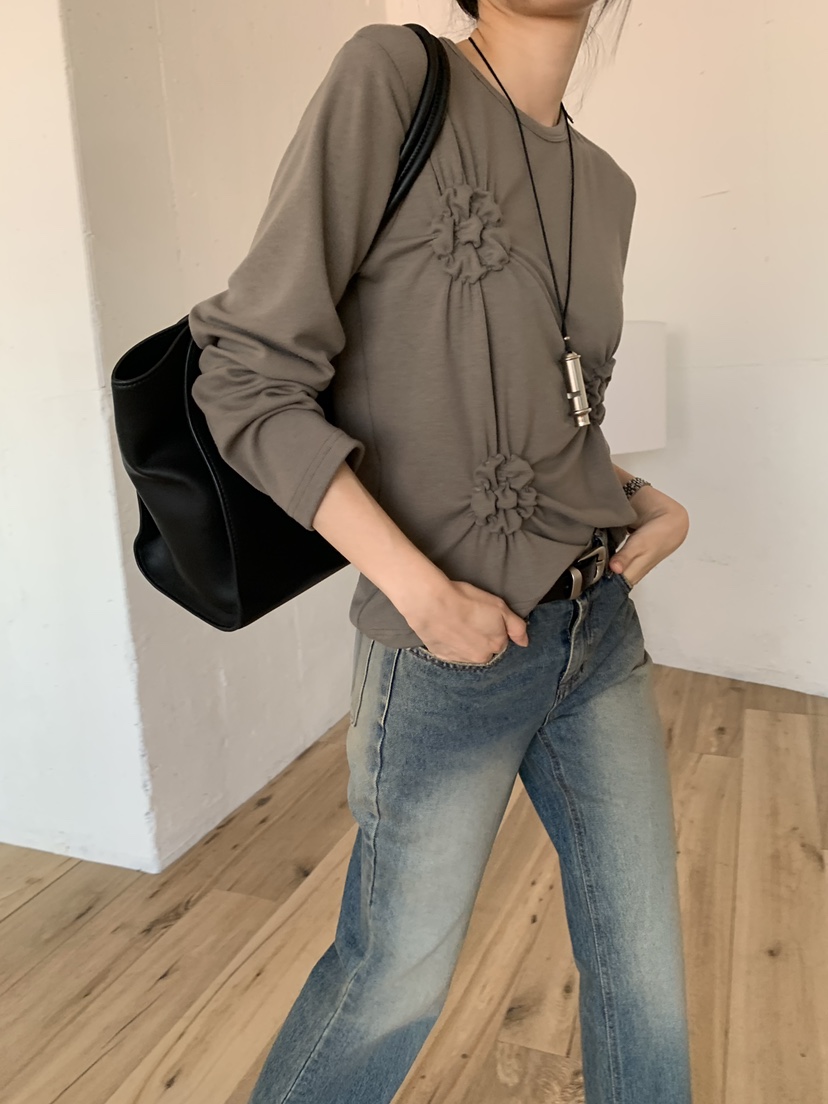 TRUE東大門直郵女裝新款休閑真品推薦時尚人氣熱賣長袖T恤TRUE長袖T恤
