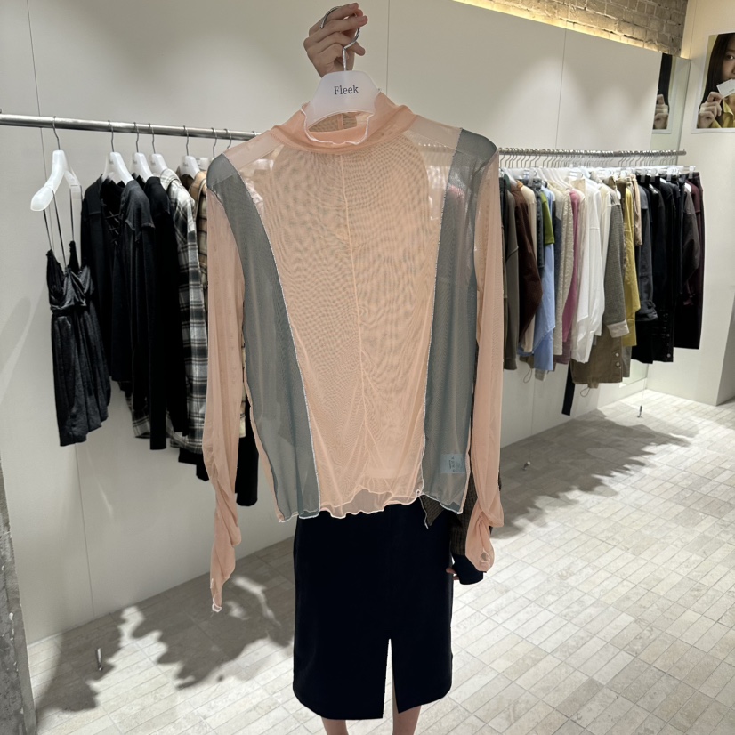 FLEEK韓國直郵女士新品時尚休閑熱賣人氣真品推薦長袖T恤Fleek長袖T恤圖色1